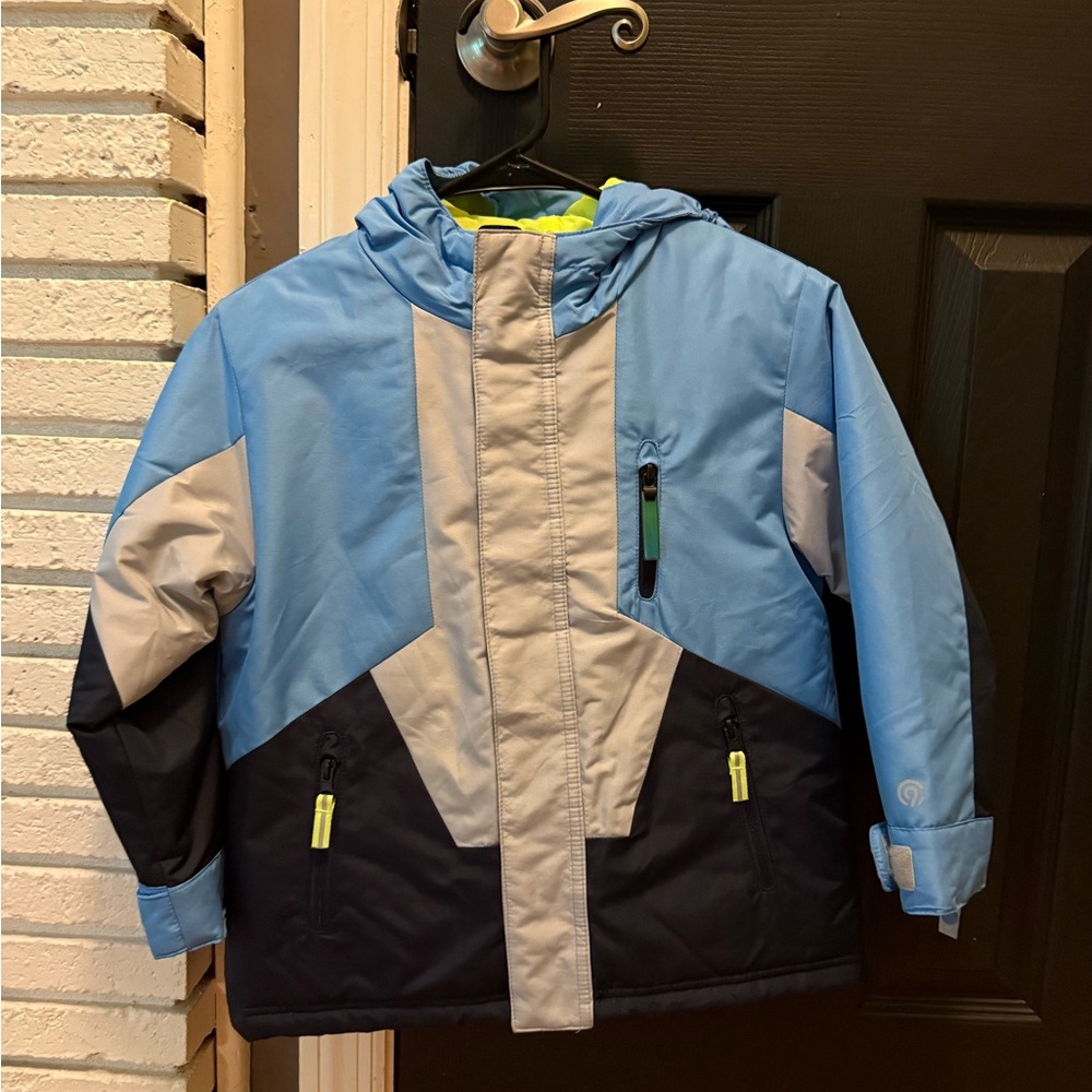 Champion Kids Blue and Gray Puffer Jacket